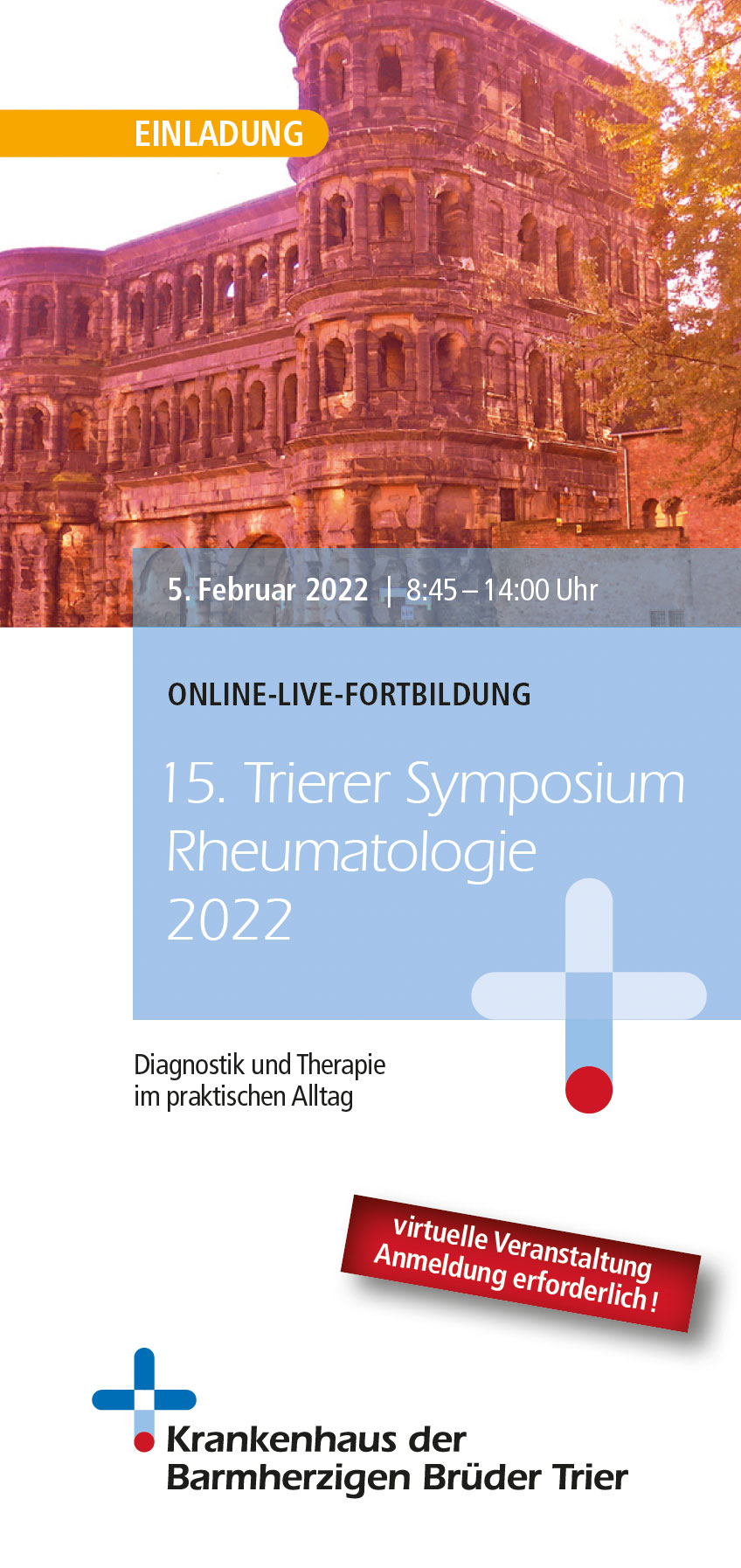 Flyer Trierer Symposium Rheumatologie 2022